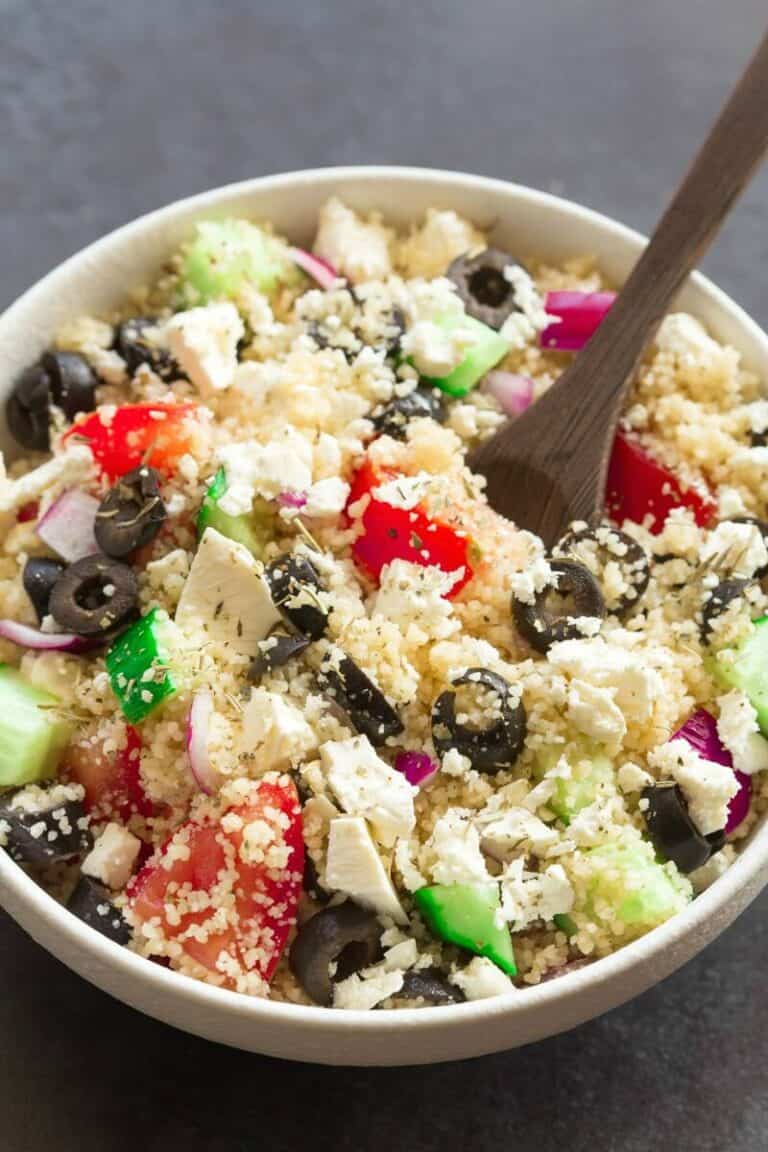 5Minute Greek Couscous Salad The Big Man's World