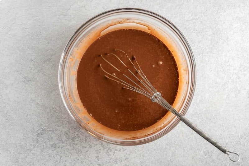 chocolate mousse mixture