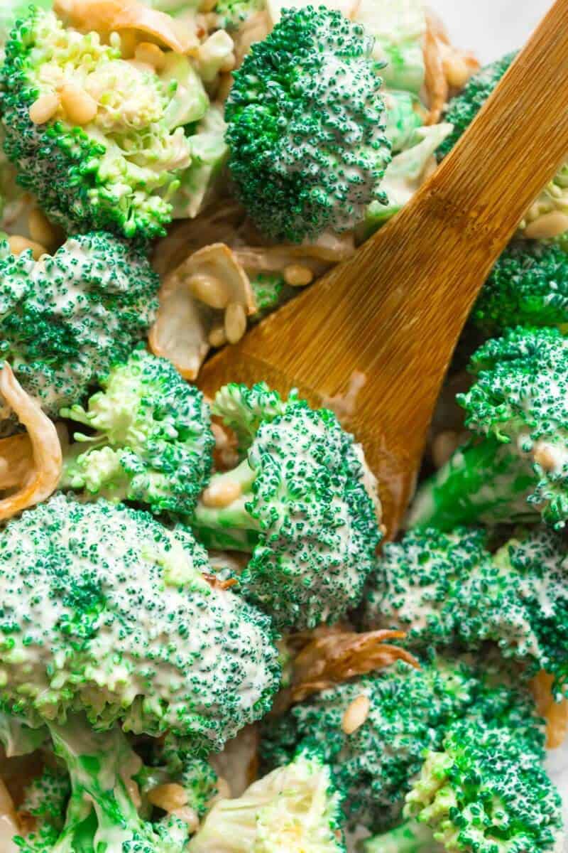 low carb broccoli salad