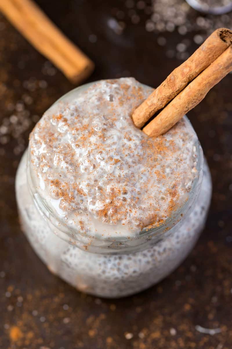 overnight keto chia pudding