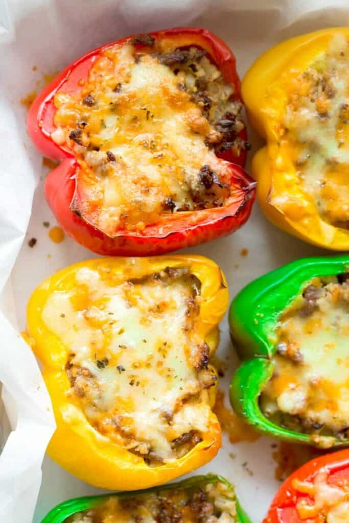 Keto Stuffed Peppers (Vegan!) - The Big Man's World