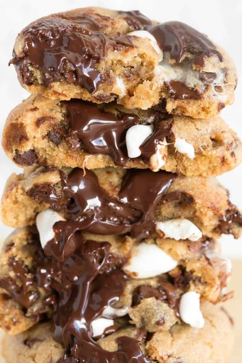 chocolate chip marshmallow cookies