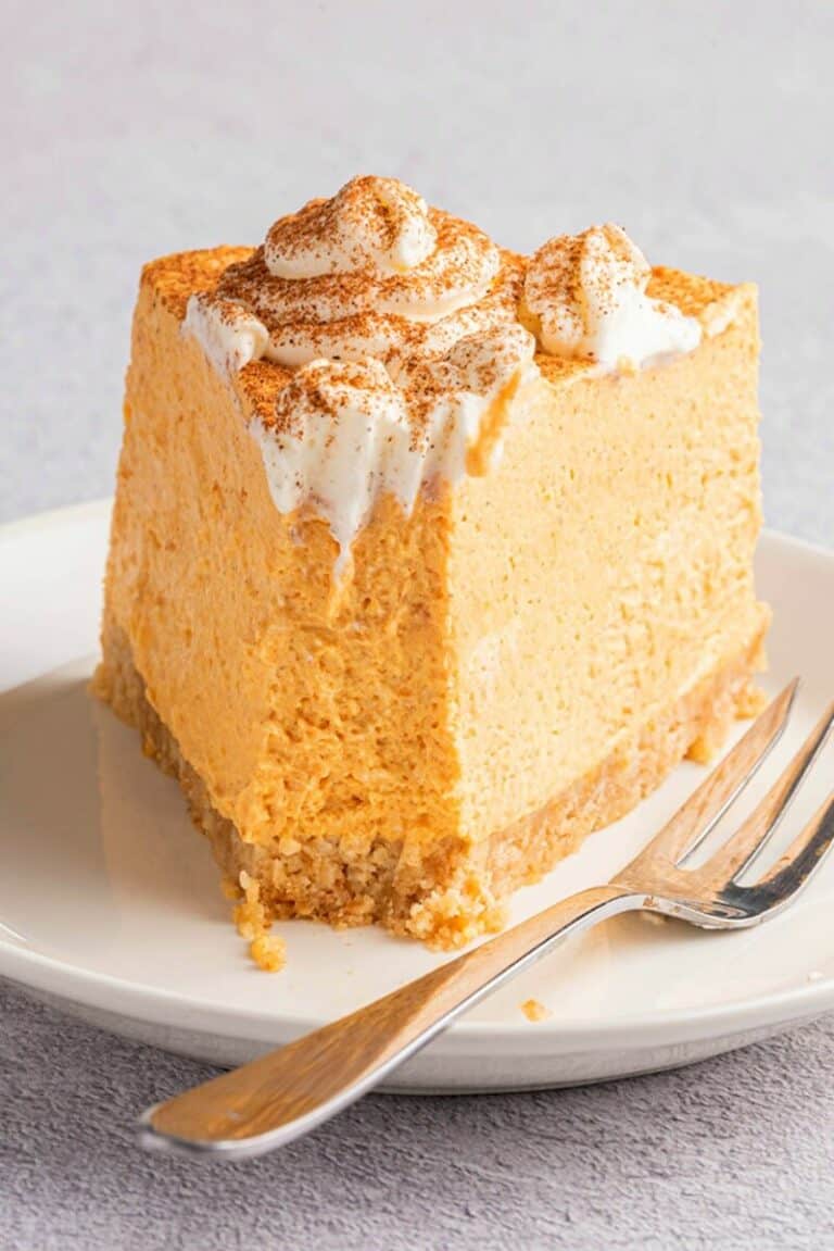 No Bake Pumpkin Cheesecake {keto } The Big Mans World