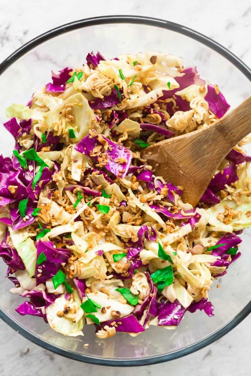 ramen cabbage salad.