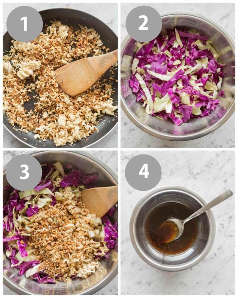 how to make ramen cabbage salad.