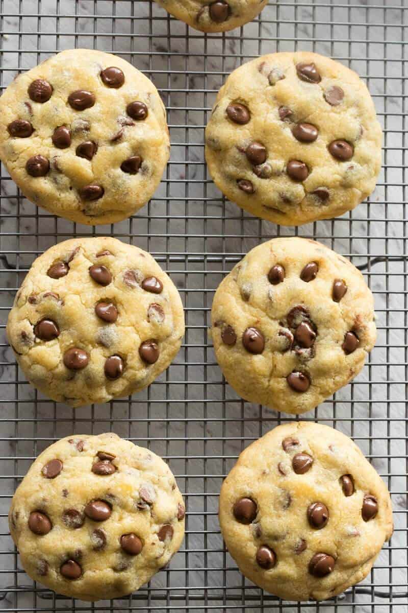nutella chocolate chip cookies