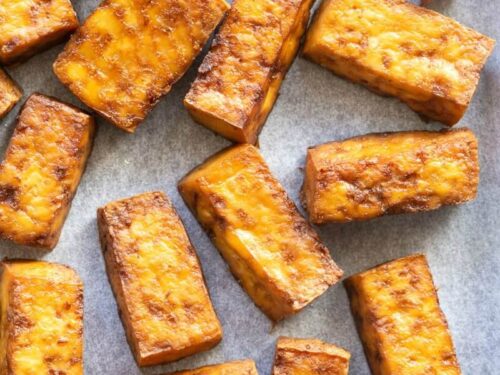 The Best Crispy Baked Tofu