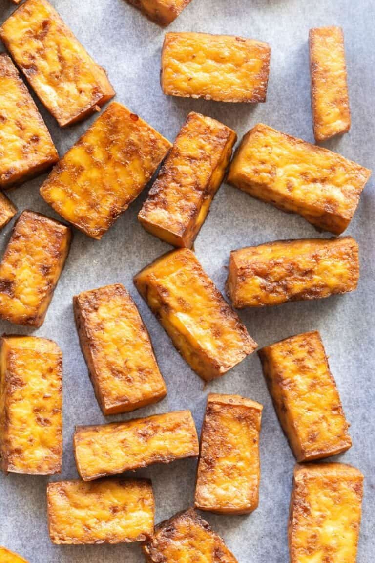Crispy Baked Tofu (3 Ways)