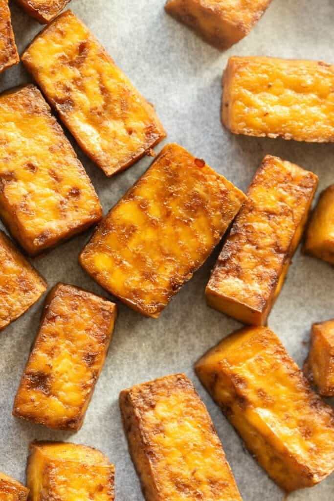 Crispy Baked Tofu- Keto AND Vegan! - The Big Man's World