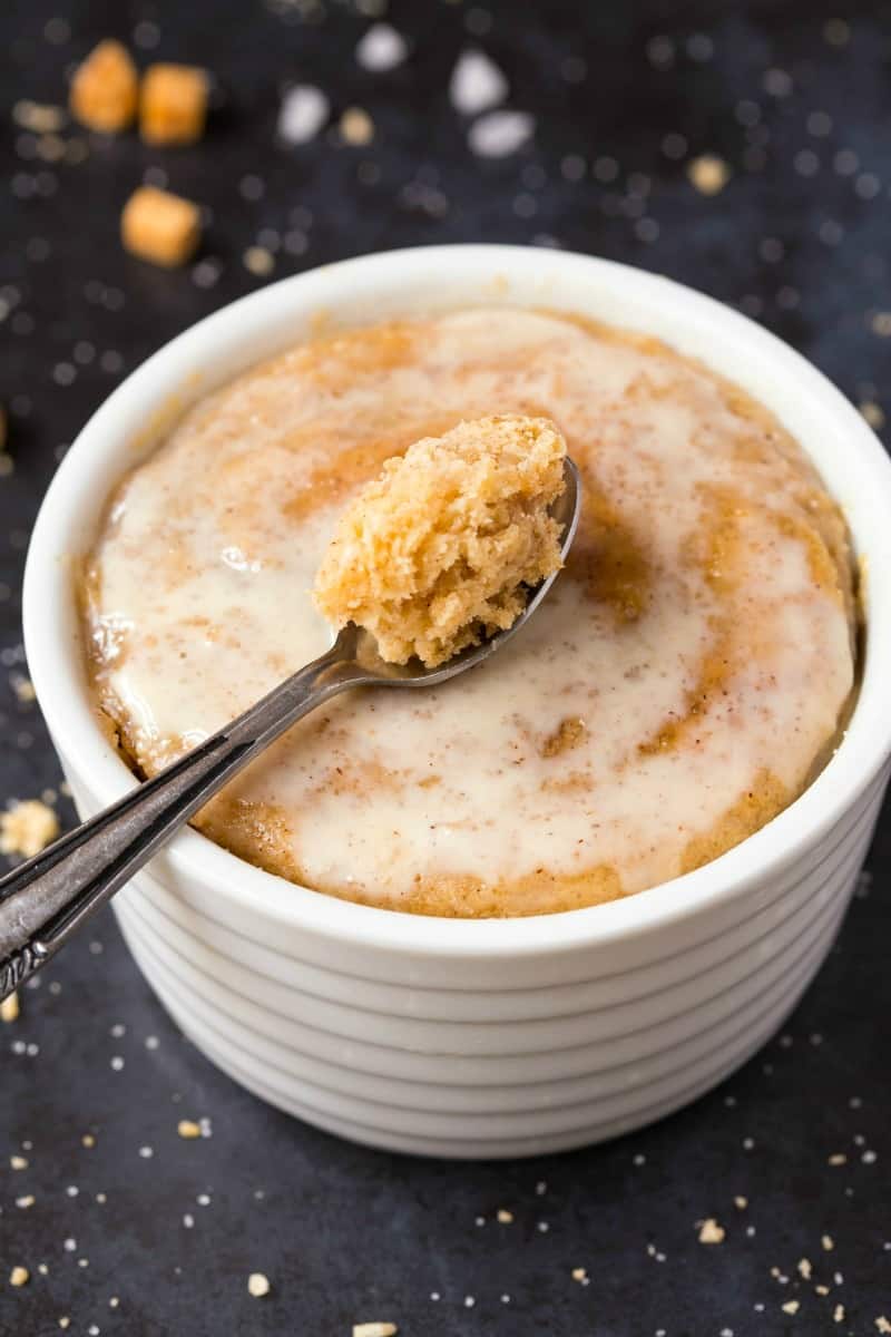 Gingerbread Mug Cake - Nibble and Dine