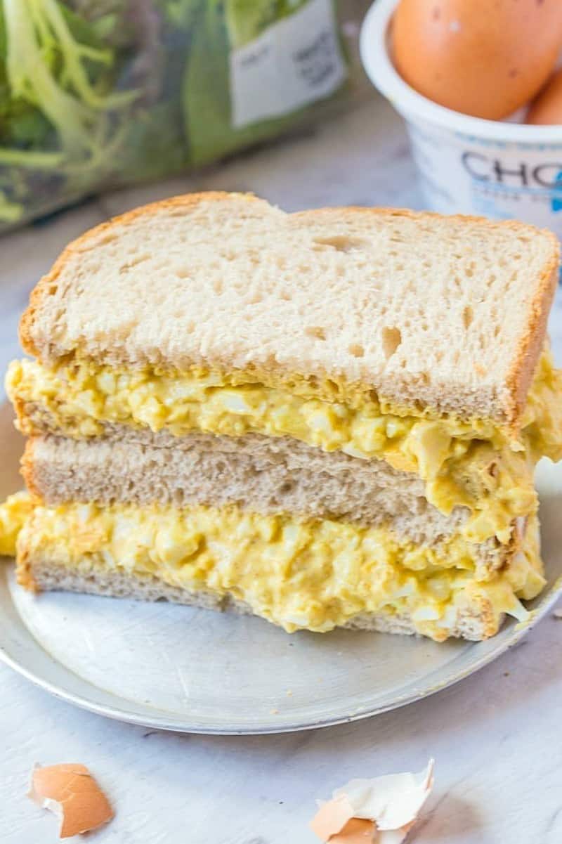 curried egg salad. 