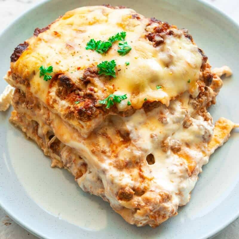 The BEST Keto Lasagna | Just like the real thing!