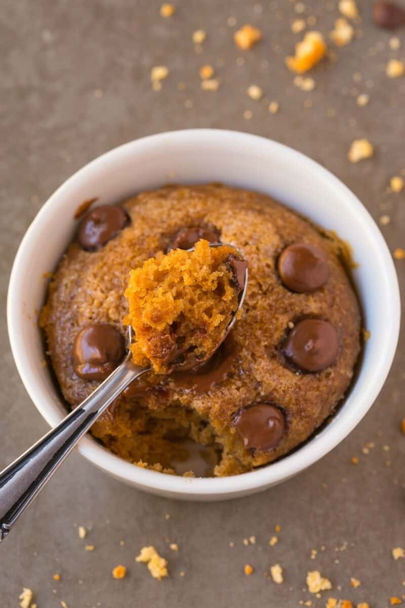 pumpkin spice mug cake