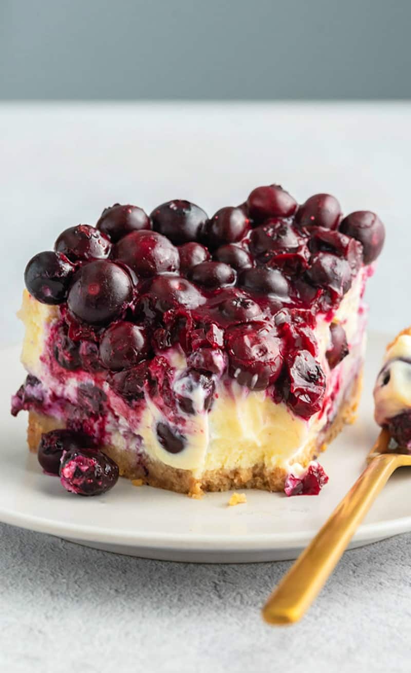 keto blueberry cheesecake