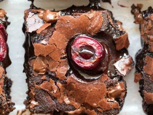 Chocolate cherry deals brownies