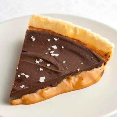 chocolate caramel tart