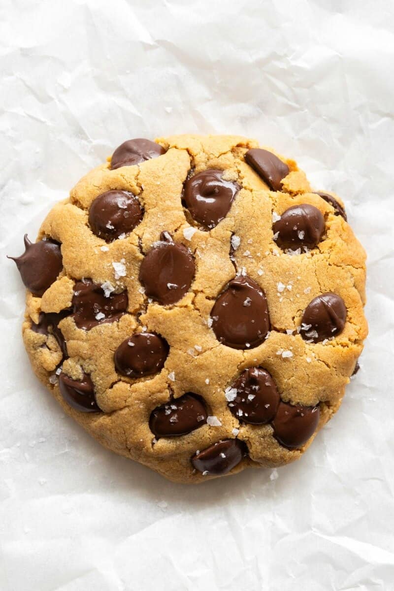 Single Serve Chocolate Chip Cookie - Homemade In The Kitchen