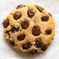 single serving chocolate chip cookie