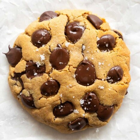 Single Serve Chocolate Chip Cookie - thebigmansworld.com