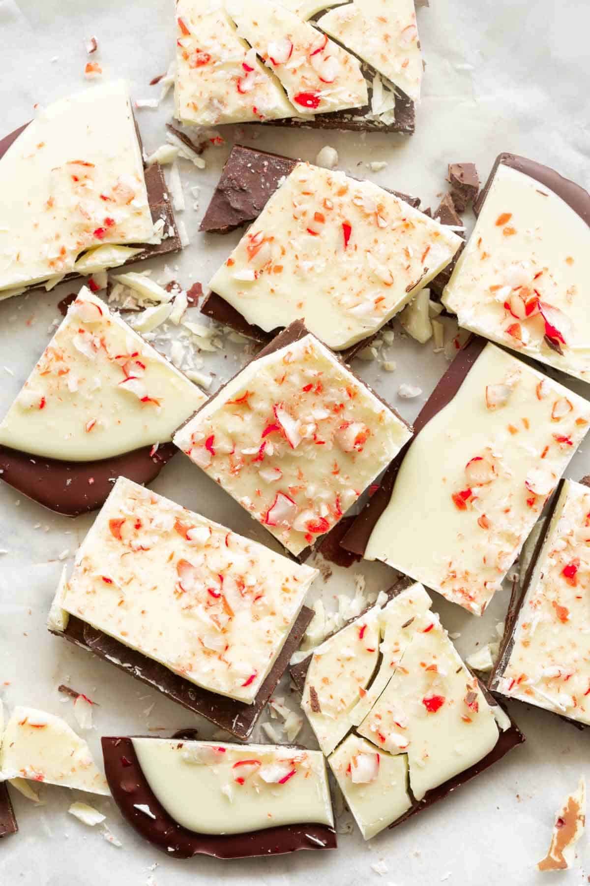 sugar free peppermint bark