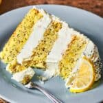 healthy lemon poppyseed cake