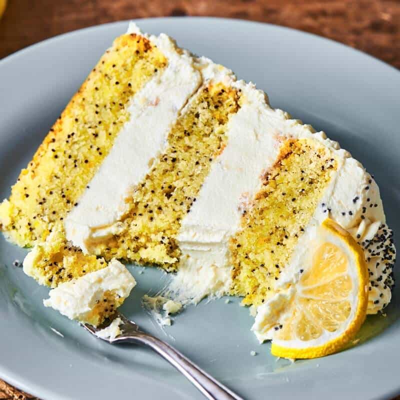 lemon poppy seed wedding cake