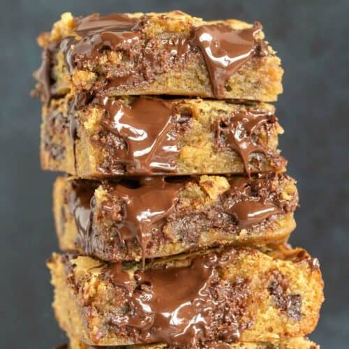chewy peanut butter blondies