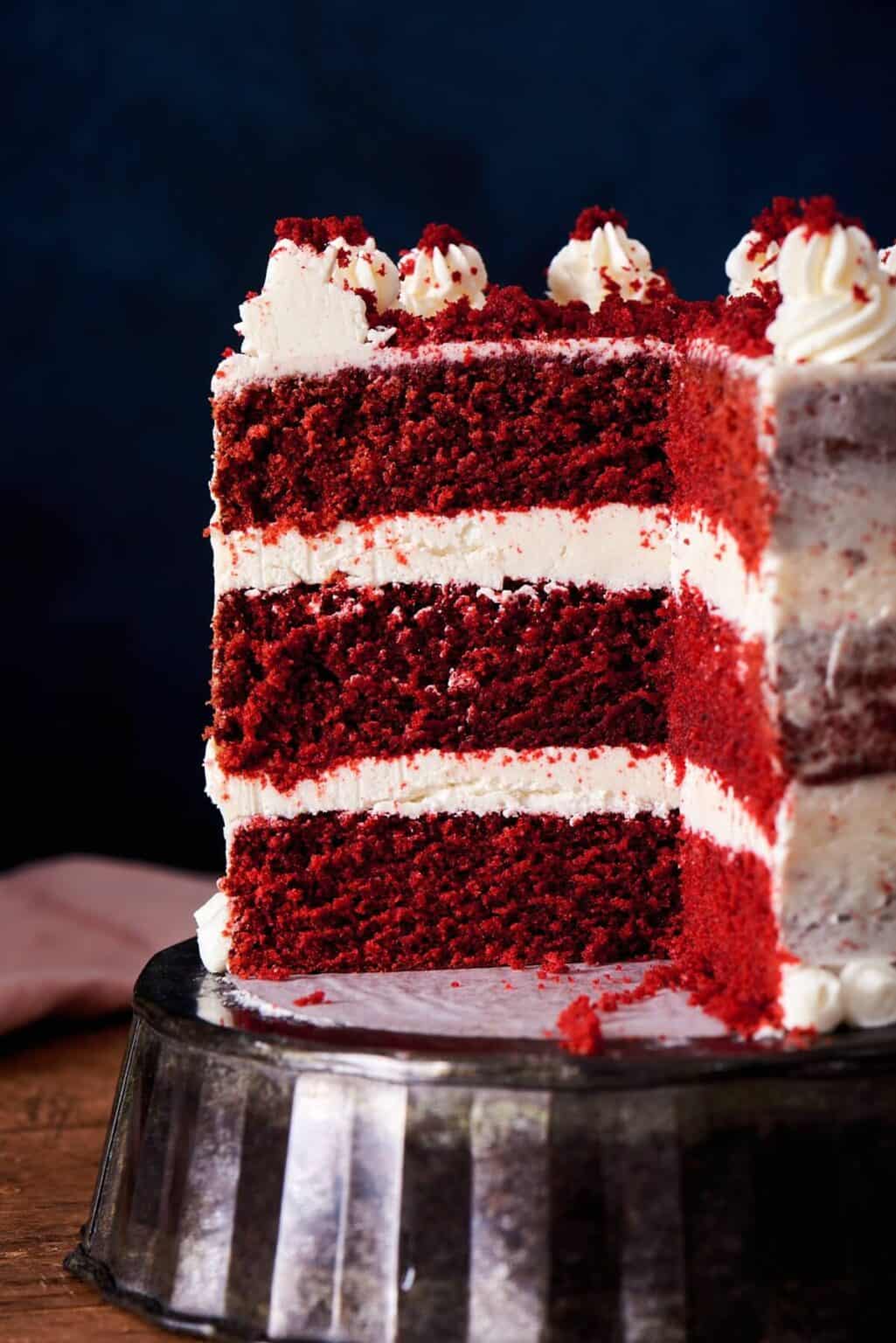 Keto Red Velvet Cake Just 2 grams carbs! The Big Man�s