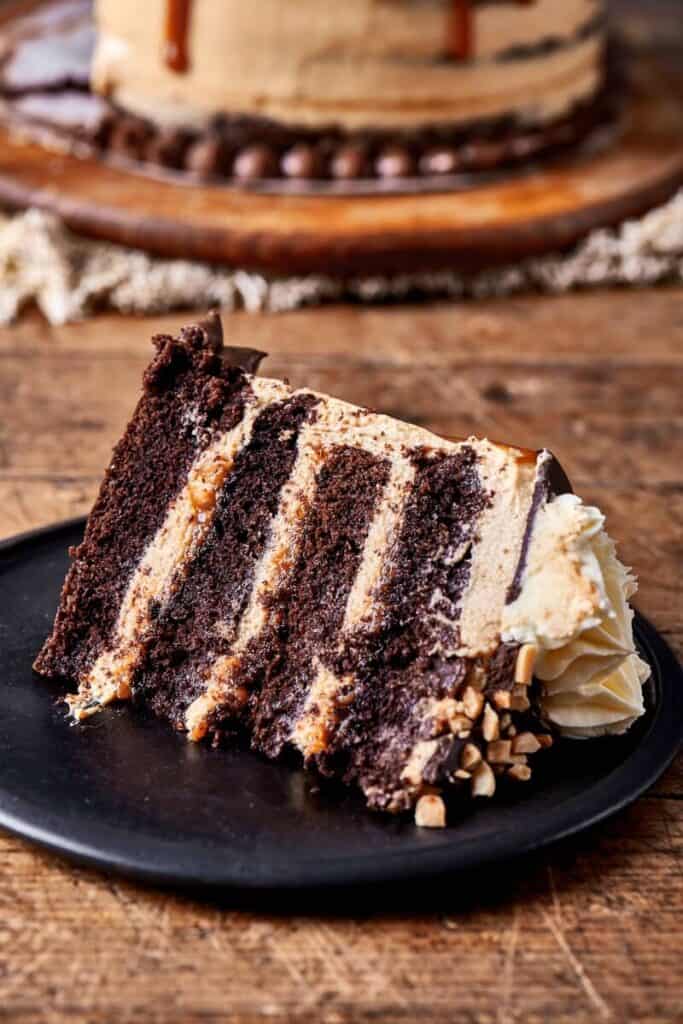 Vegan Snickers Cake The Big Mans World