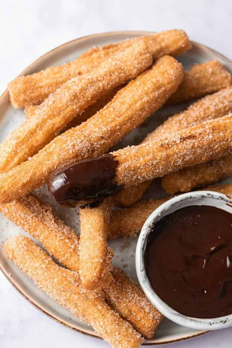 Vegan Churros {Crispy & Fluffy} - The Big Man's World