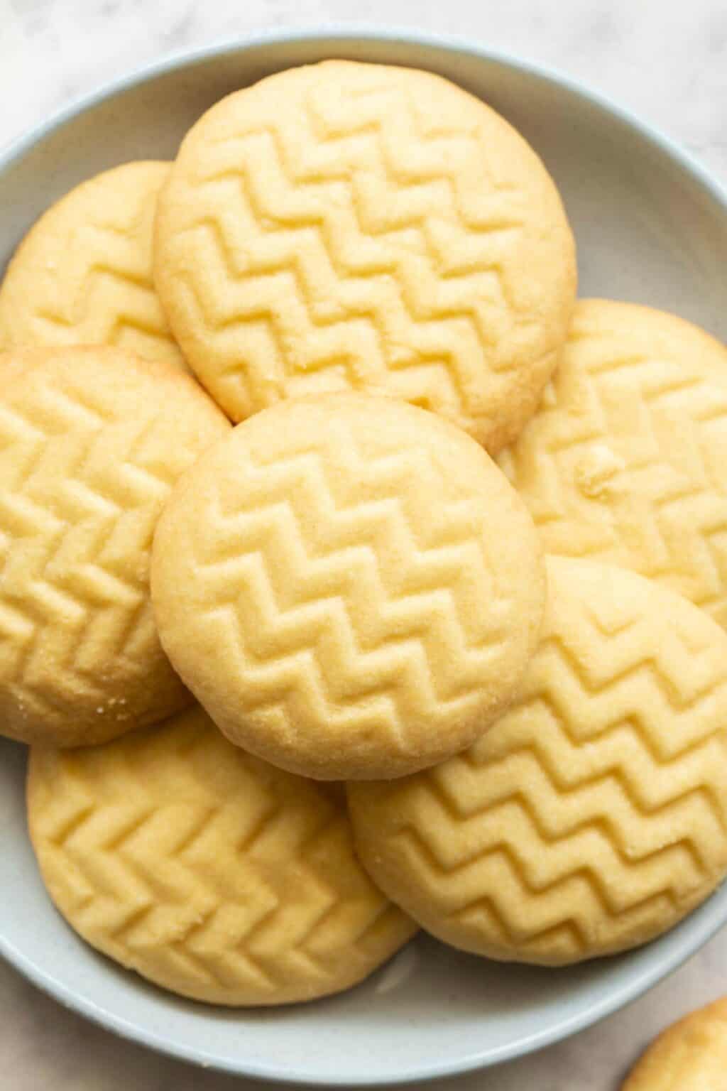 Vegan Shortbread Cookies With 3 Ingredients | Rich And Buttery