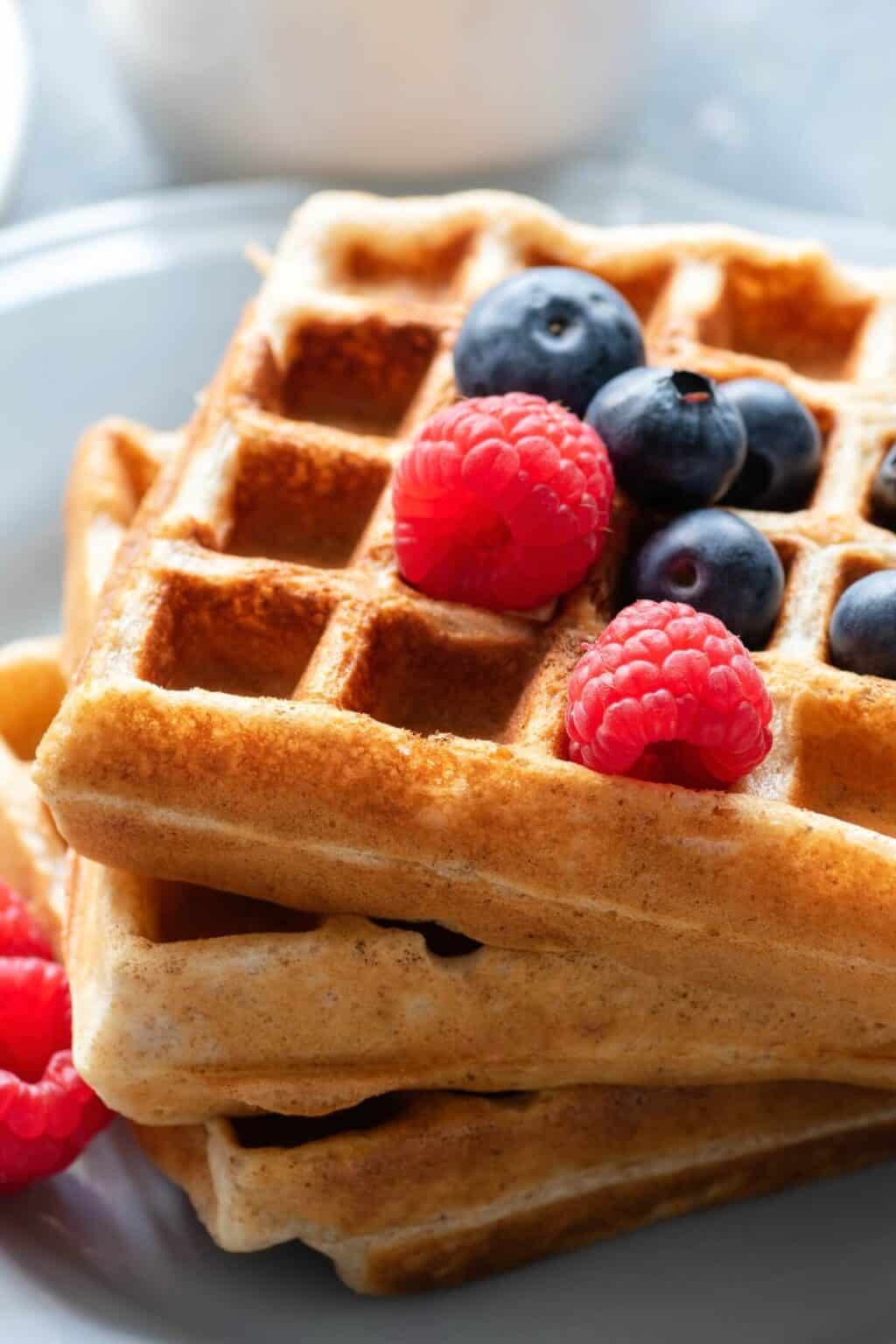 Almond Flour Waffles {6 Ingredients} - The Big Man's World