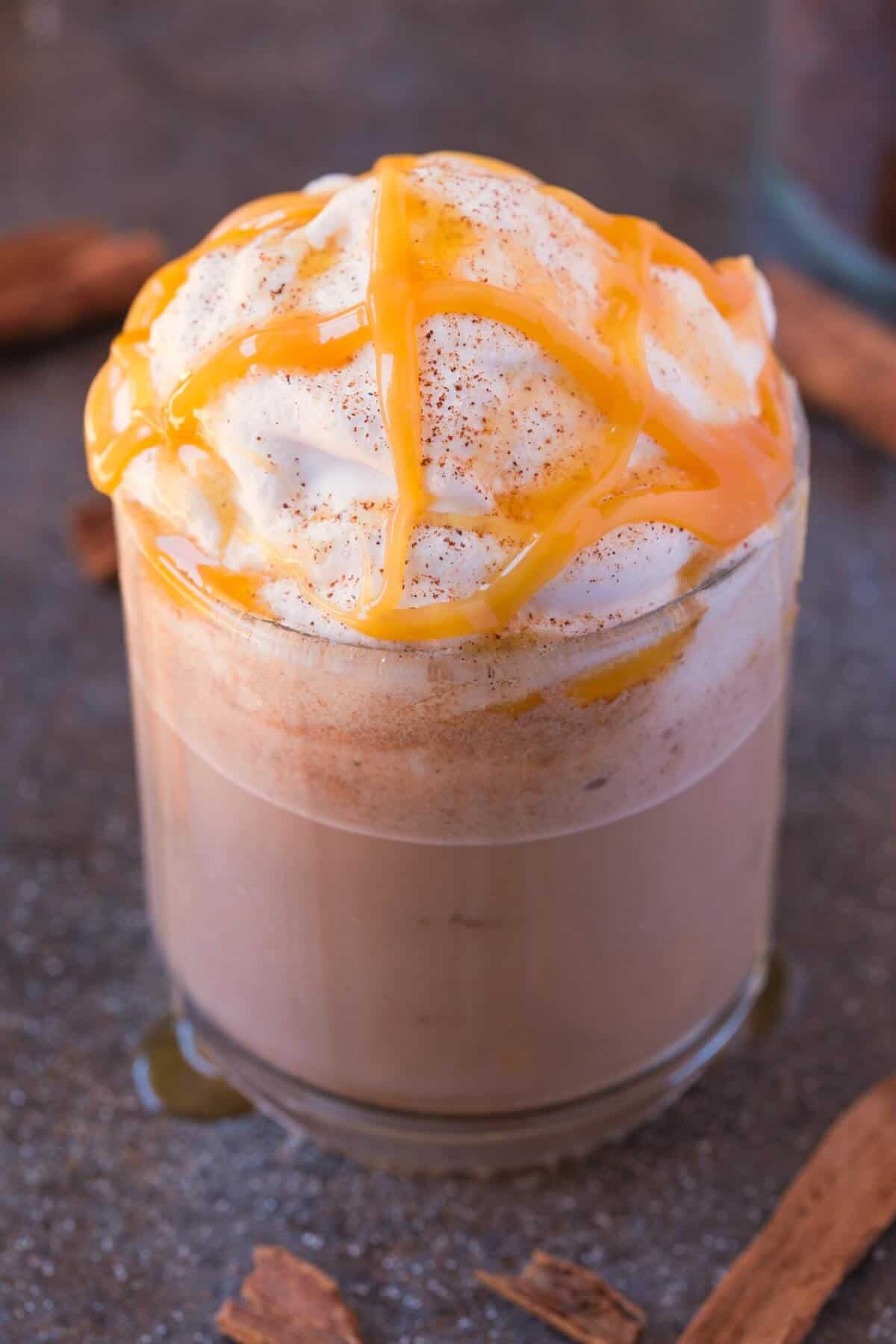 healthy gingerbread latte
