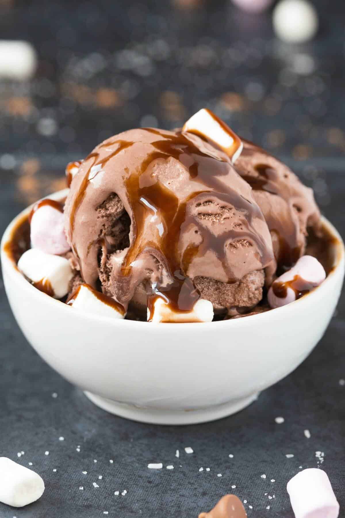 keto hot chocolate ice cream
