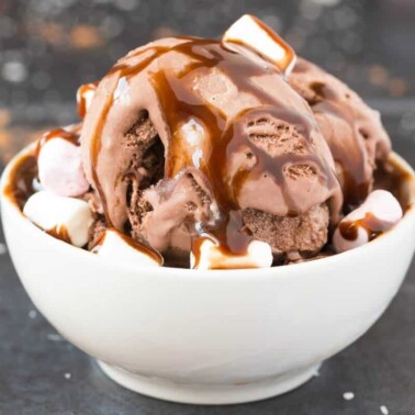 hot chocolate ice cream