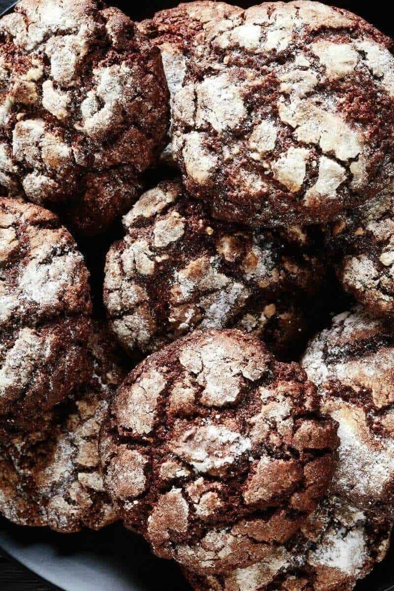 low carb crinkle cookies