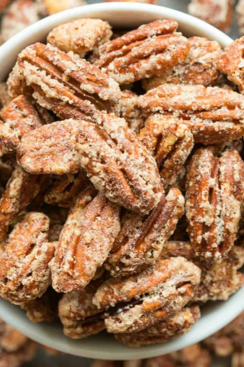 Vegan Candied Pecans {4 Ingredients!} - The Big Man's World