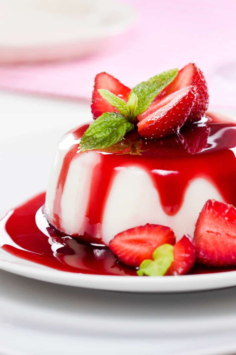 low carb panna cotta