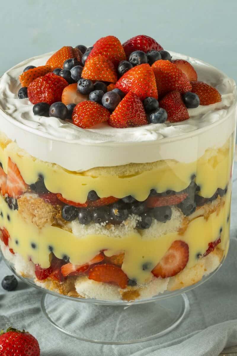 homemade trifle