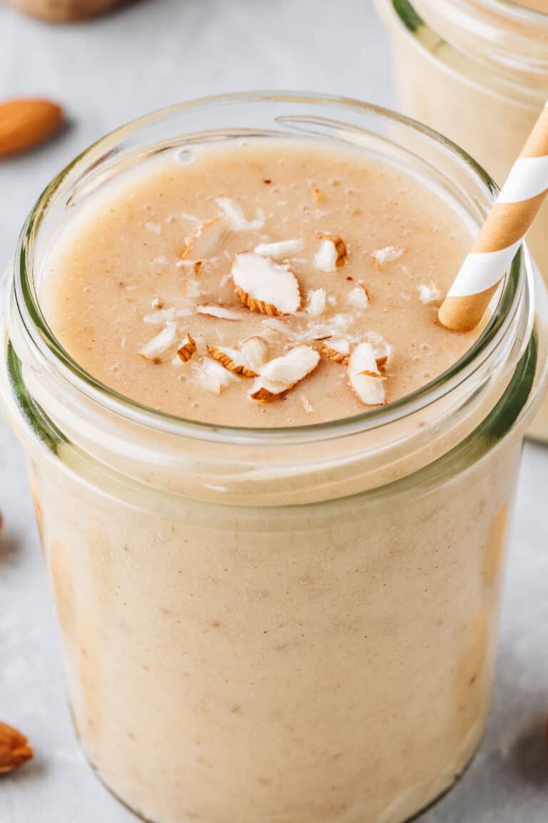 Almond Milk Smoothie Just 3 Ingredients! The Big Man's World