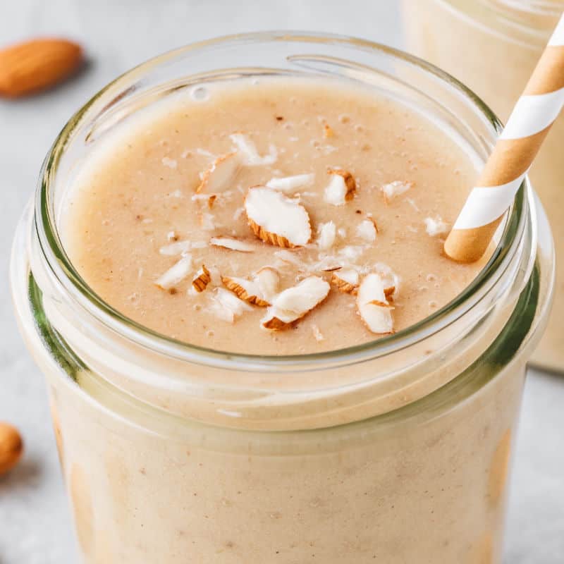 Almond milk smoothies