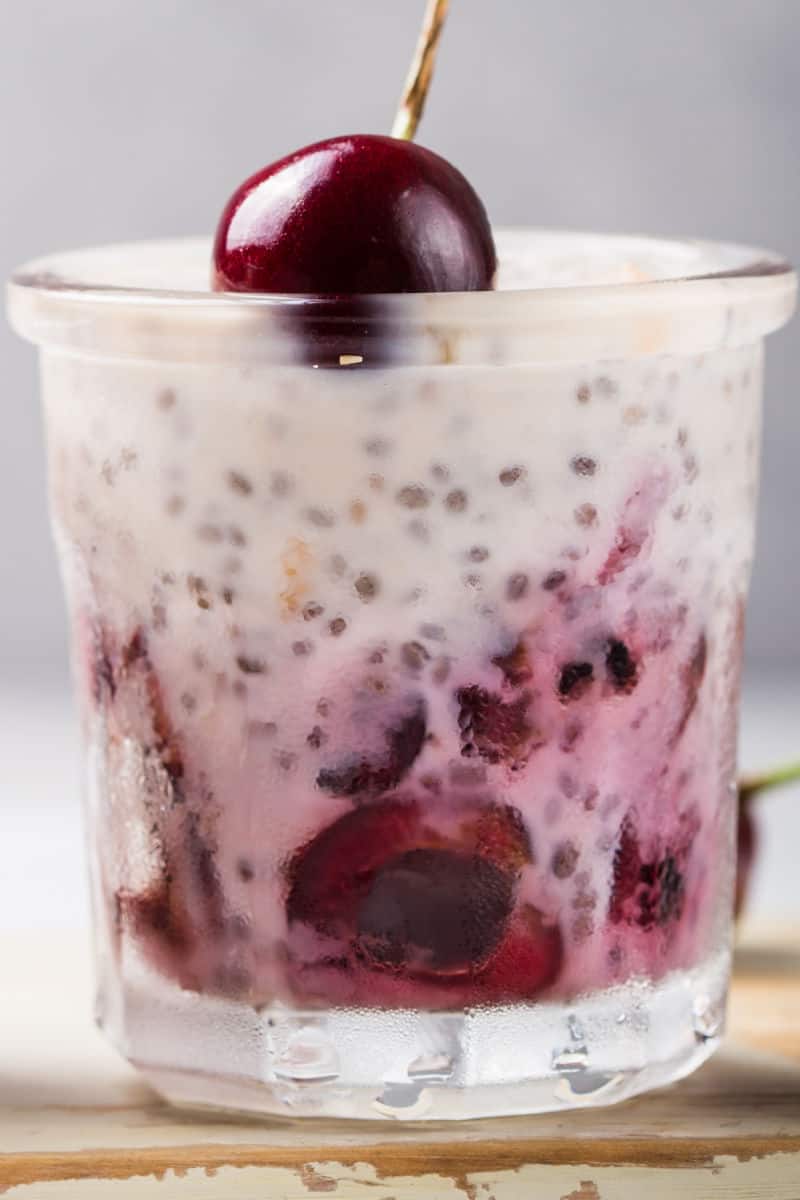 coconut milk chia seed pudding