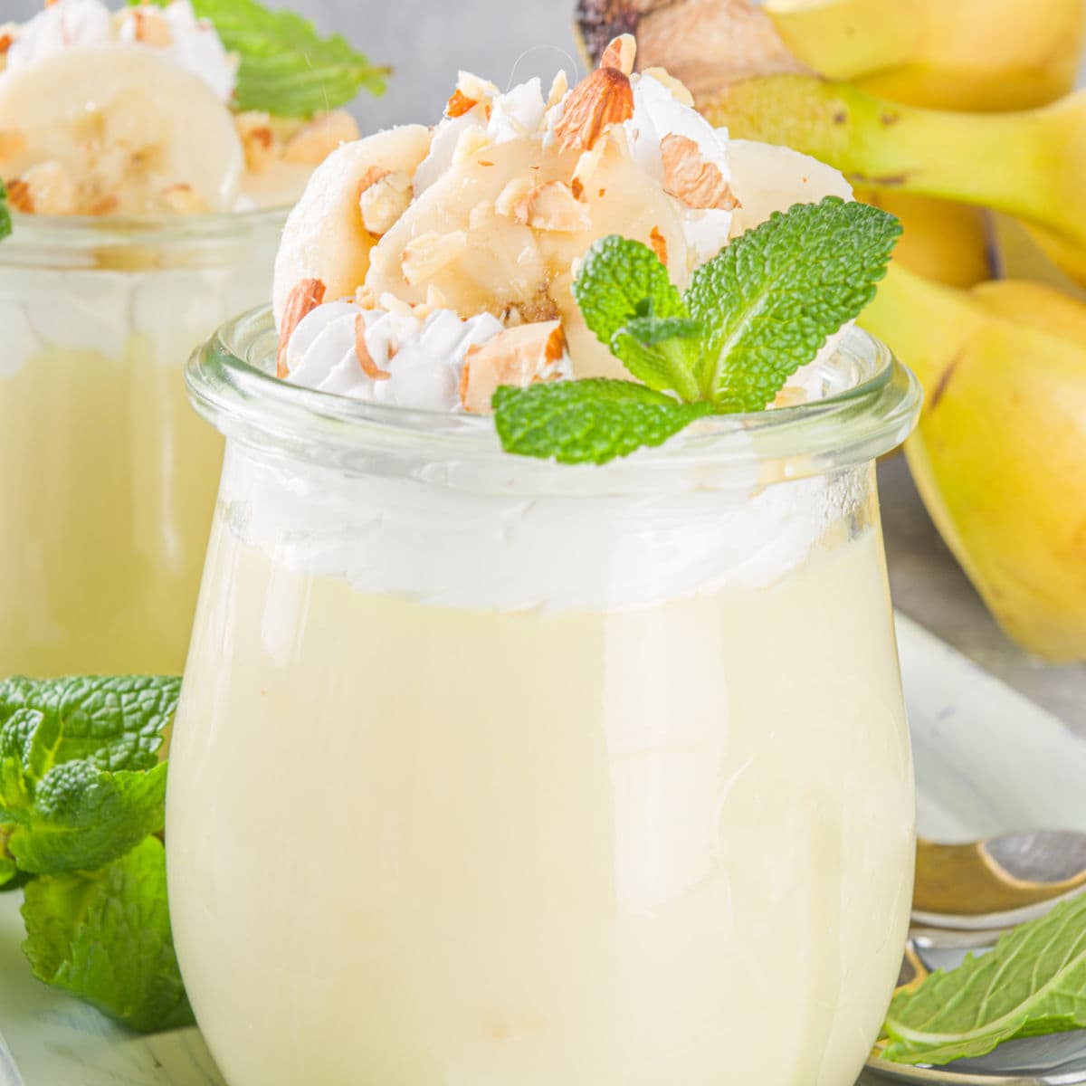 Sugar Free Banana Pudding with 4 Ingredients Keto Friendly!