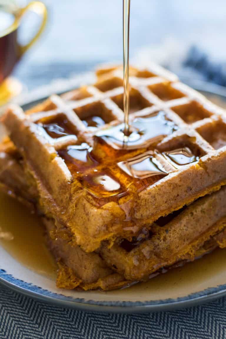 Oatmeal Waffles- Just 3 Ingredients! - The Big Man's World