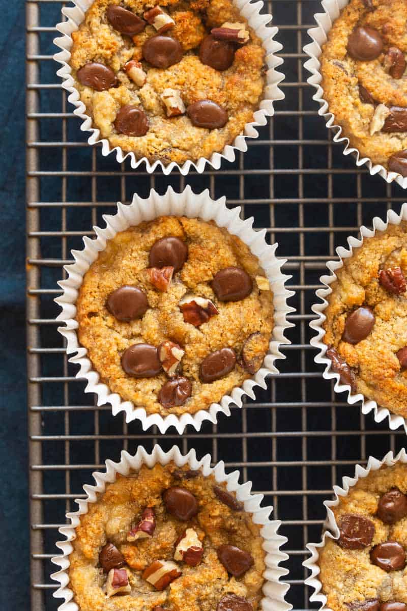 low carb banana muffins