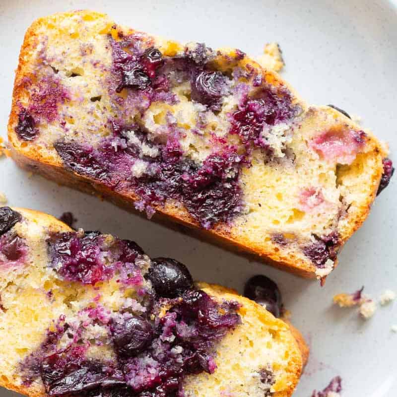 Keto Blueberry Bread
