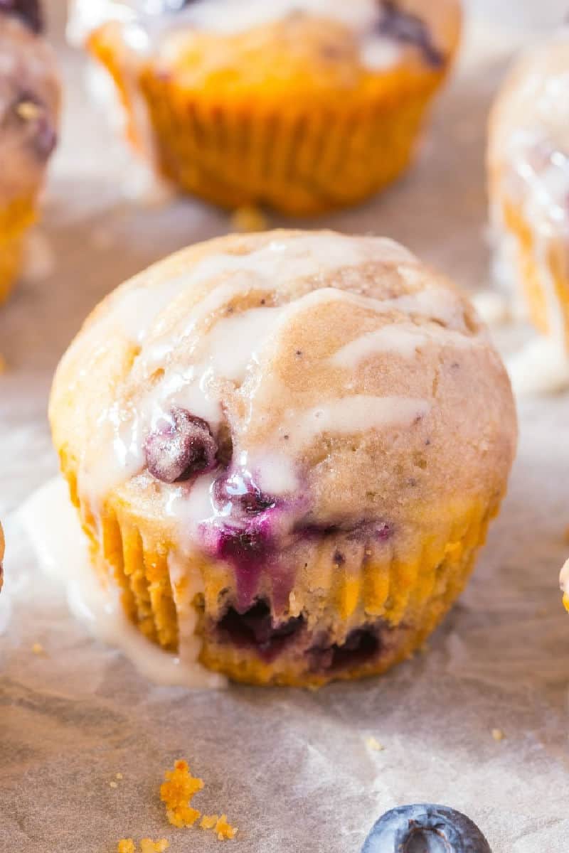 keto lemon blueberry muffins