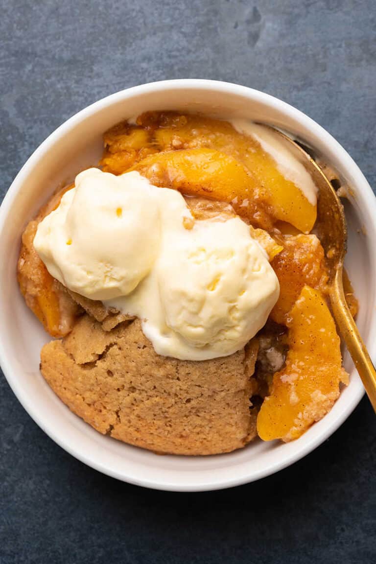 Keto Peach Cobbler Just 3 grams carbs! The Big Man's World