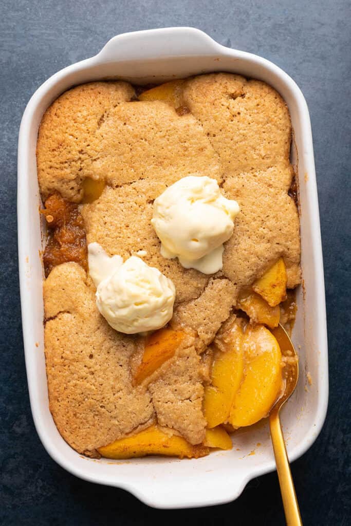 Keto Peach Cobbler Just 3 grams carbs! The Big Man's World
