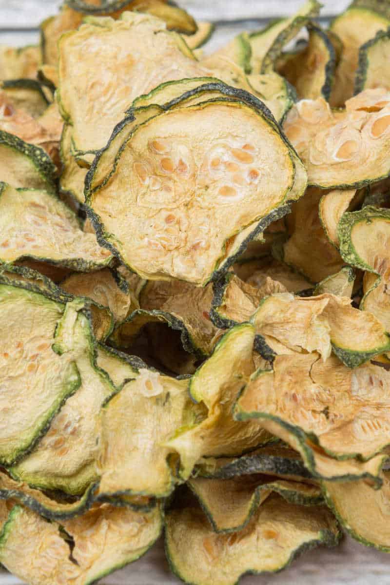low carb zucchini chips